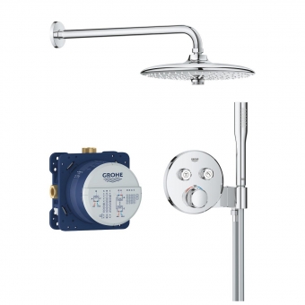 Termostatinė potinkinė dušo sistema Grohe SmartControl Euphoria 260 3 srovių 